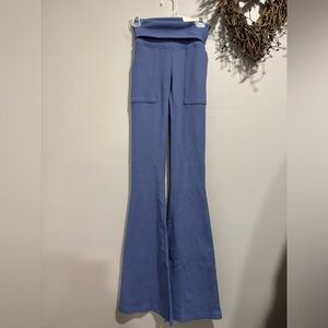 Aerie Offline Foldover Lowrise Ribbed Flare Size XS Long